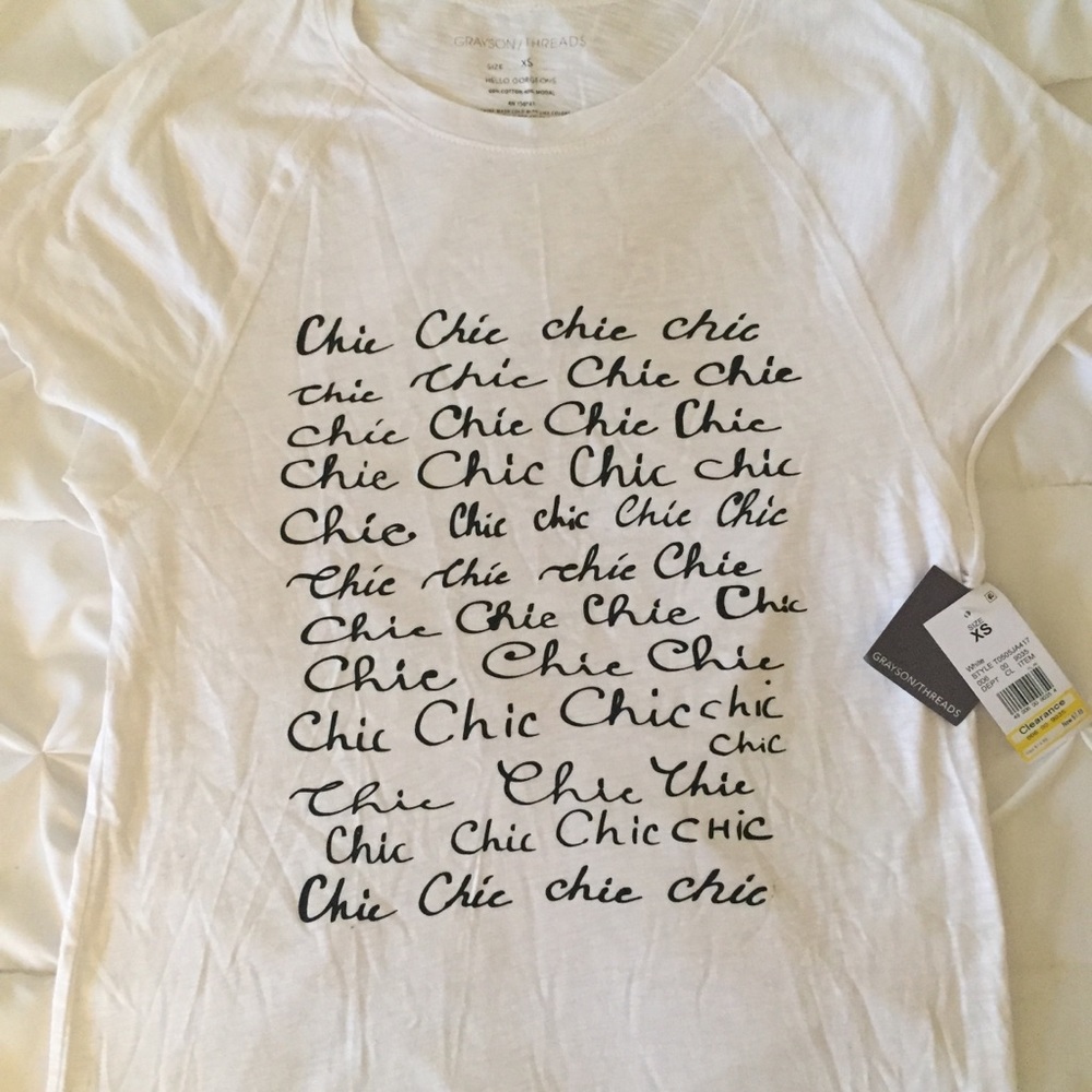 Grayson Threads Chic Graphic Tee XS